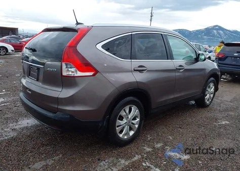 2013 Honda Cr-V Ex-L from USA, damaged, VIN 5J6RM4H7XDL031372